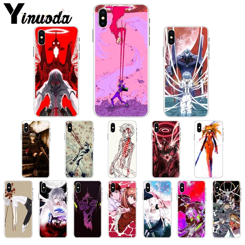 

Yinuoda Neon Genesis Evangelion Anime Custom Photo Soft Phone Case for iPhone X XS MAX 6 6S 7 7plus 8 8Plus 5 5S XR