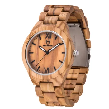 

Natural Handmade Fashion Wooden Watches For Men Male High Quality wrist Watch Bamboo Wooden Watches Men gift erkek kol saati