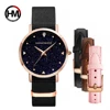 Reloj de pulsera de cuarzo para mujer, accesorio de marca de lujo con movimiento original japonés, resistente al agua, de cuero, flash, esfera de estrella, 1 Juego ► Foto 1/5