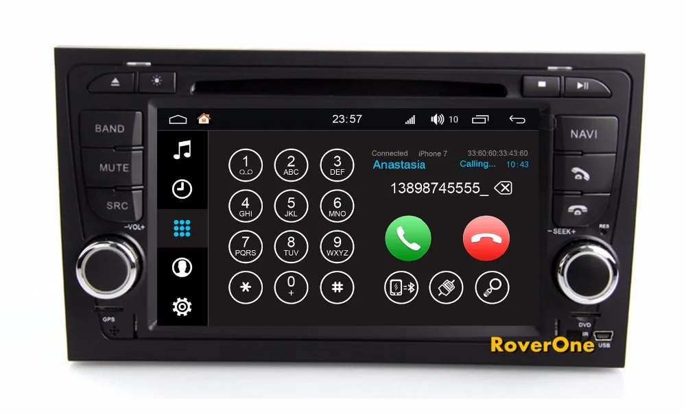 Cheap RoverOne Android 8.0 Car Multimedia System For Audi A4 S4 RS4 Radio Stereo DVD GPS Navigation Media Music Player PhoneLink 7