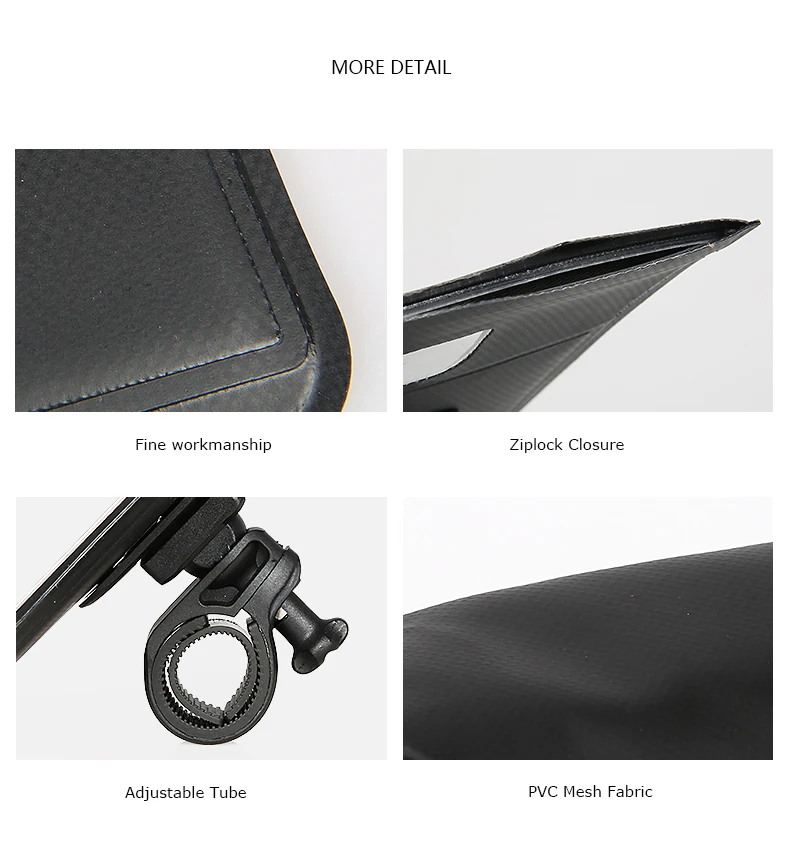 Best Roswheel Dry Series Full Waterproof Bike Bicycle Cycling Saddle Pannier Rear Seat Handlebar Bag Trunk Phone Case Holder 20
