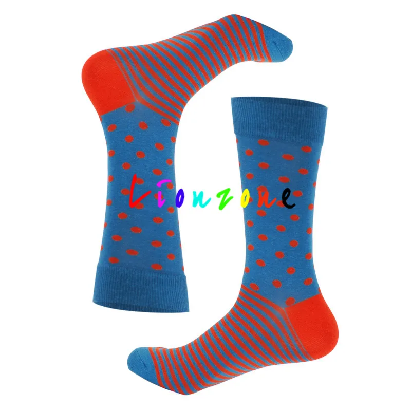 LIONZONE г.,, счастливые носки унисекс, мужские и женские хлопковые носки в полоску, Разноцветные носки в горошек, в полоску носки-лодочки, забавный подарок - Цвет: Choice8