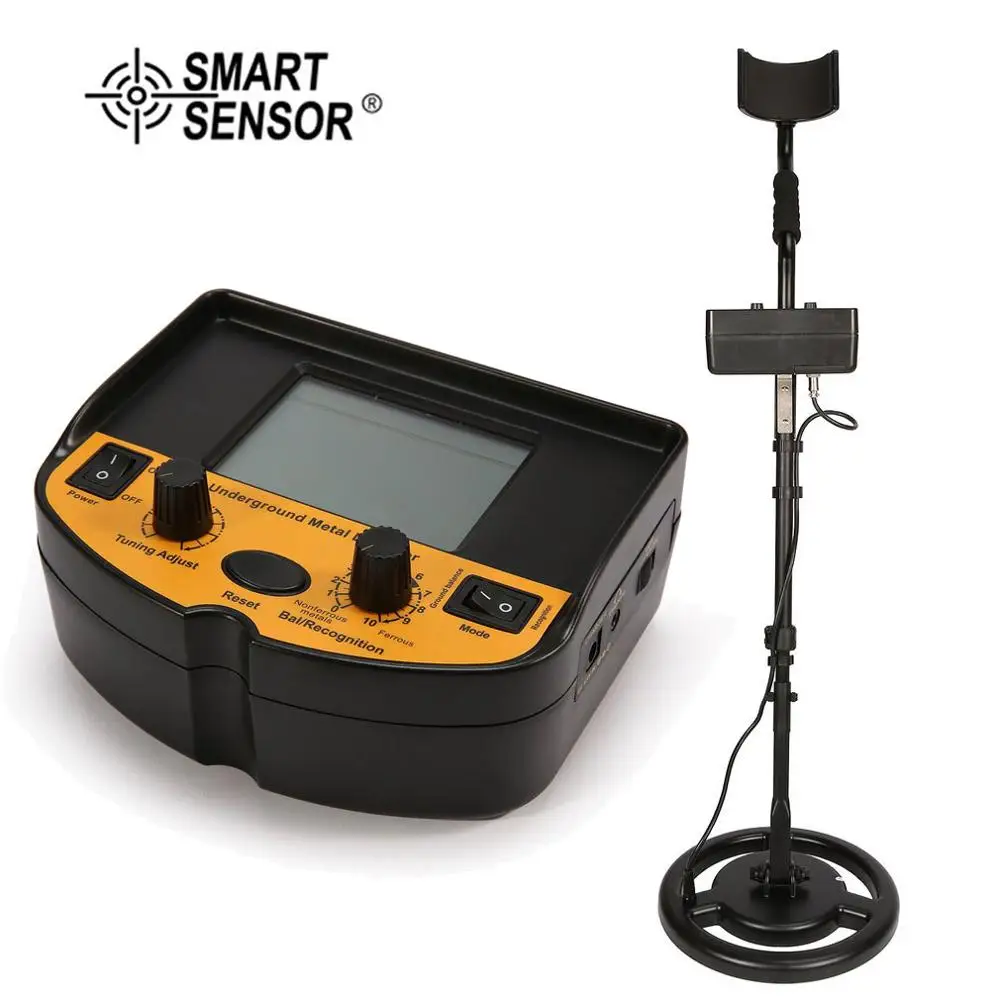 

SMART SENSOR AS924 Professional Underground Metal Detector Adjustable Gold Silver Finder Treasure Hunter Seeker 2.5m Depth