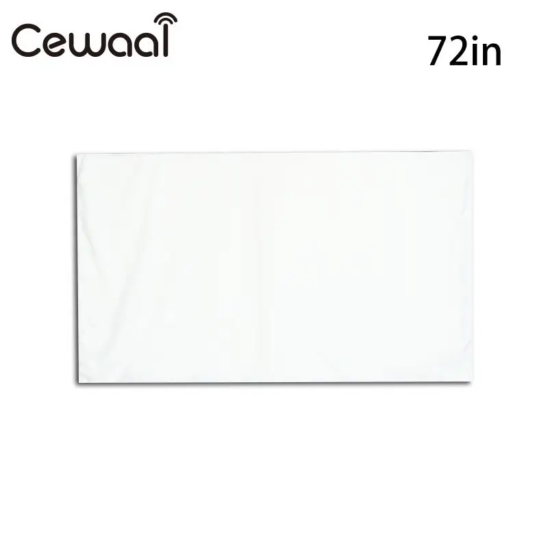 

Cewaal Movie Projection Screen 60 inch 72 inch Polyester Waterproof Foldable Waterproofed Video