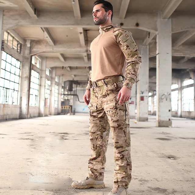 2017 multicam camouflage multicam arid frog suits mca trainning g3