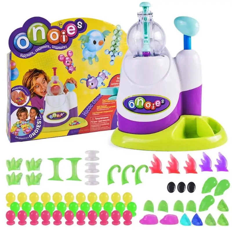 

DIY Plastic Fun Balloon Inflator Creative Handicraft Inflating Machine for Boys Girls Assembled Bobo Sticky Toys