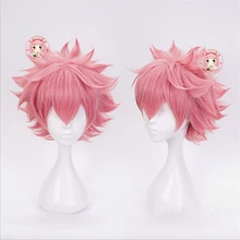 Карнавальный парик My Hero Academy Mina Ashido Boku no Hero Academy розовый короткий парик для косплея аниме