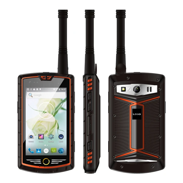 MOSTHINK ALPS W305 аналоговый/DMR двухрежимный Walkie Talkie смартфон " Octa Core 3 ГБ 32 ГБ rom 4G LTE 5000 мАч IP68 Водонепроницаемый телефон - Цвет: Black Orange