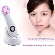 Королевство мезотерапия радио частота уход за кожей лица Лифт красота инструмент RF лифсветодио дный Тинг свет терапия против старения FISHKIM