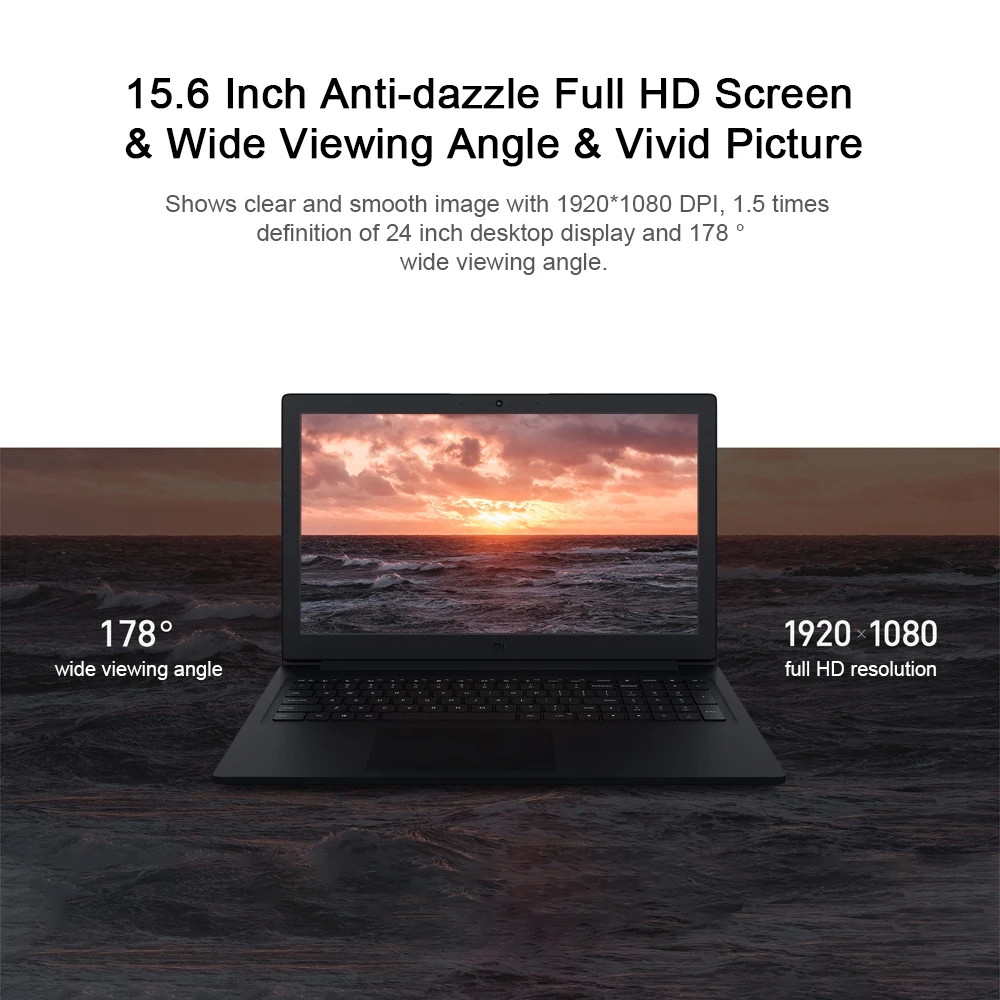 Xiaomi Mi ноутбук Air notebook 15,6 ''Core i3-8130U 4 Гб DDR4 ram 128 Гб SSD rom Intel UHD graphics 620 Windows10