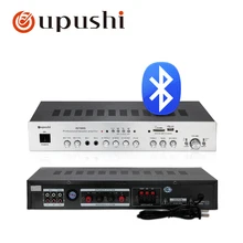 Профессиональный усилитель мощности 80+ 80 Вт Bluetooth караоке усилители