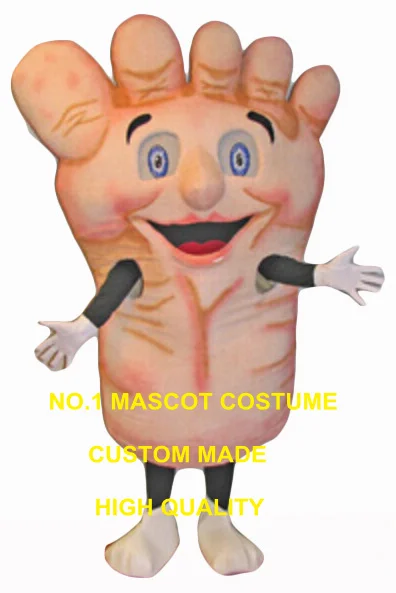 Mr foot mascot costume professional custom adult size feet health theme