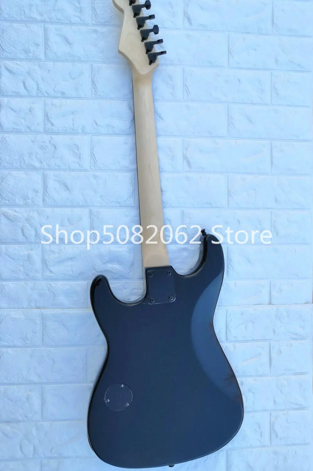 Фабрика на заказ темно-синий str гитара с палисандр гриф, черная фурнитура, 1 H пикап, индивидуальные! S-29