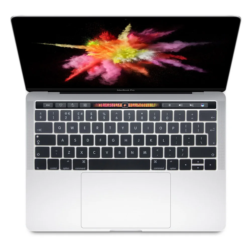 Для Mac Book Pro retina 1" 15" с сенсорной панелью A1989 A1990 клавиатура крышка EU версия на английском языке градиент силиконовая клавиатура кожного покрова