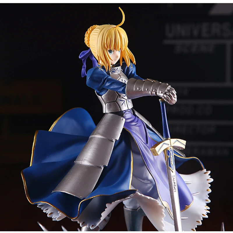 23 см аниме фигурка Fate stay night Ubw Zero Saber Knight Girl Arthur PVC экшн коллекционная игрушка кукла