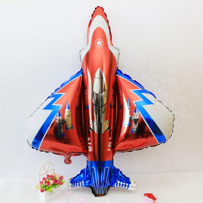 New Combat Aircraft Foil Airplane Balloon Toys kids birthday party supplies accessories children