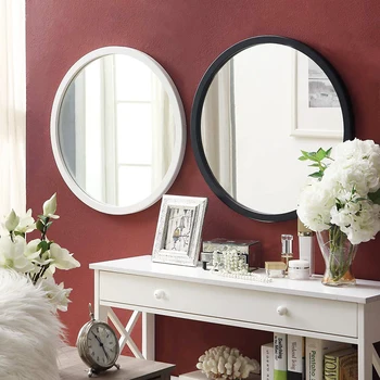 

NEW!Free shipping Europe Round Wall Mirror mercury mirror can be customized for bathroom or bedroom elegant fashion Home Decor