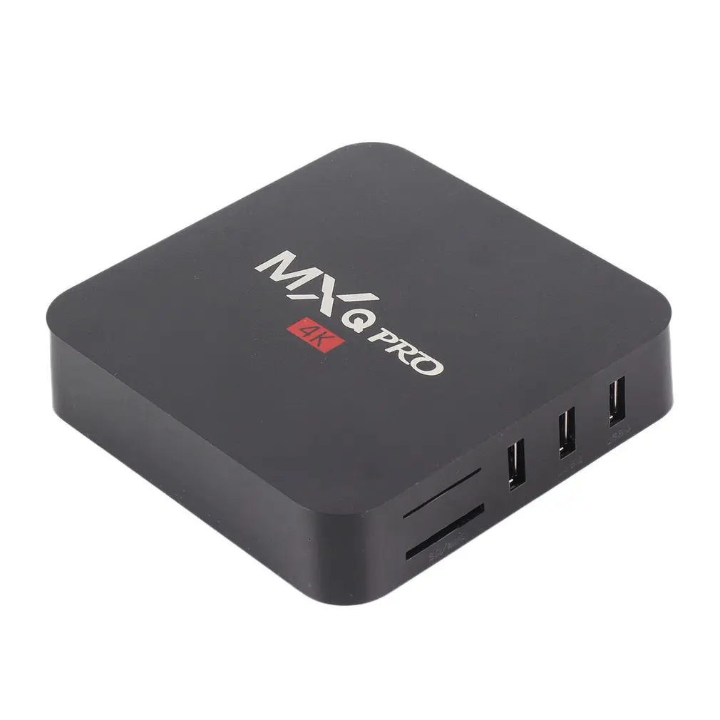 S905W mxq Pro Android 7,1 tv Box Amlogic четырехъядерный 64 бит Ram 1 Гб rom 8 Гб 4 K mxq Pro WiFi смарт медиаплеер с I8 клавиатурой