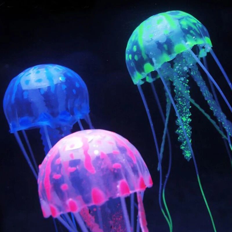 Buy 1PC Lovely Realistic Silicone Mini Size Jellyfish