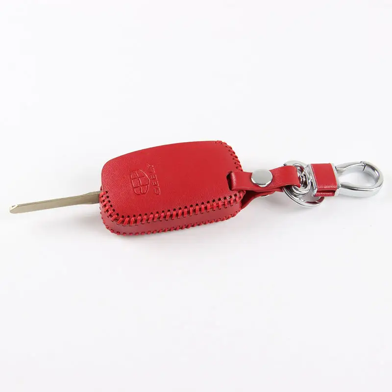 Для Geely Emgrand 7 EC7 EC715 EC718 Emgrand7 E7, Emgrand7-RV EC7-RV, 8, EC8, E8, ключи от машины чехол сумка - Название цвета: Red