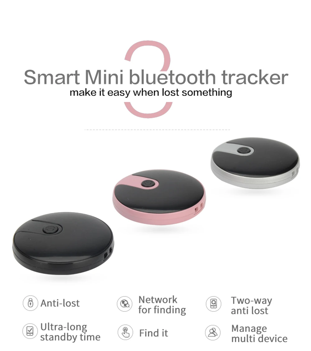 Bluetooth мини умный ключ искатель трекер беспроводной тег трекер Отслеживание напоминание анти-потеря локатор для детского кошелька Android iOS