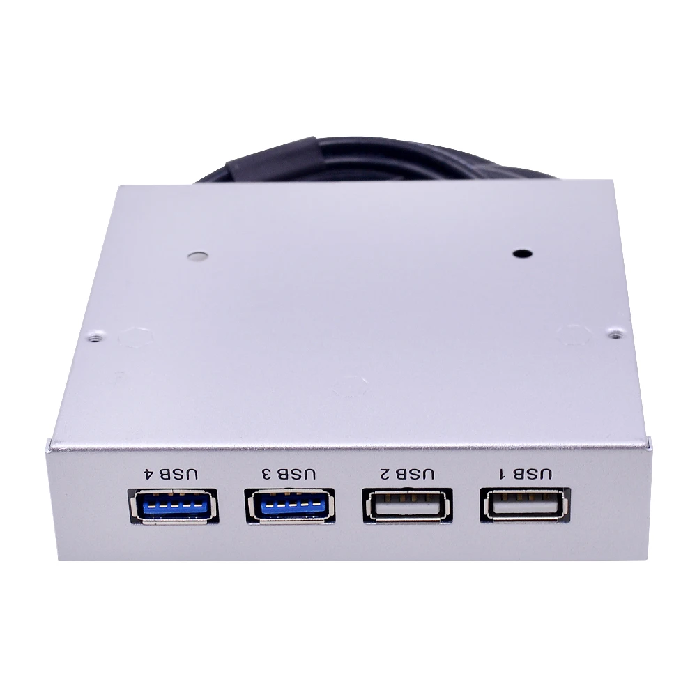 CHIPAL Silver 4 порта USB 3 0 2 Передняя панель концентратор сплиттер 20Pin внутренний