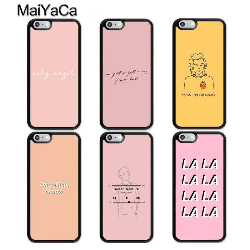 

MaiYaCa Minimal Pastel HARRY STYLES Quotes TPU Phone Case For iPhone X XR XS MAX 6S 6 7 8 Plus 5S Rubber Back Cover Coque Shell