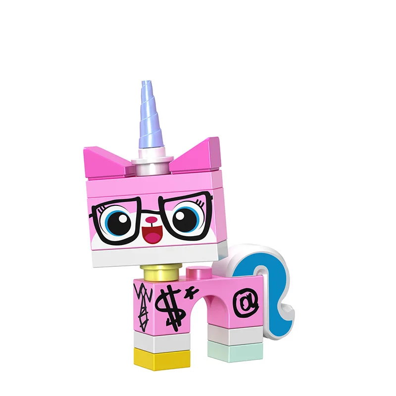 Single Sale Building Block Legoing Movie 2 Emmet Wyldstyle Sheriff Gordon Superman Bricks Figure Unikitty Legoe Minifigured Toys