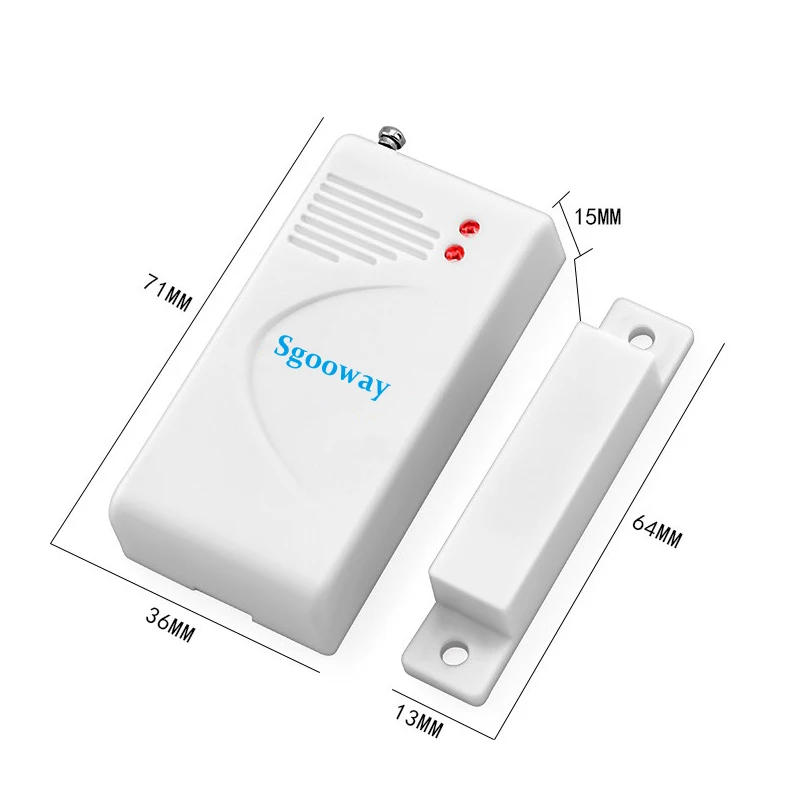 Sgooway 433 МГц беспроводной оконный магнитный датчик двери детектор для дома Беспроводная сигнализация wifi сигнализация gsm