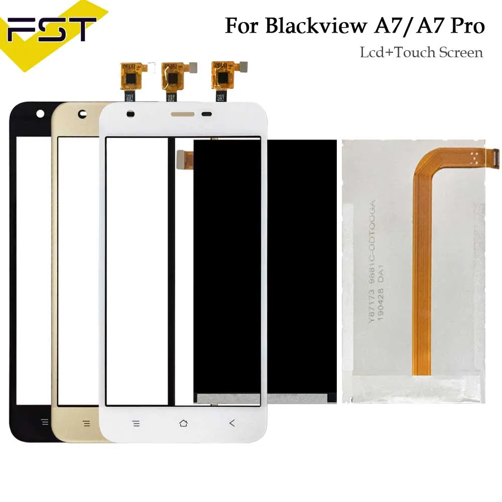 

Tested Well For Blackview A7 / A7 pro LCD Display+Touch Screen Digitizer For blackview A7 LCD with Touch Spare Parts MFP050375B