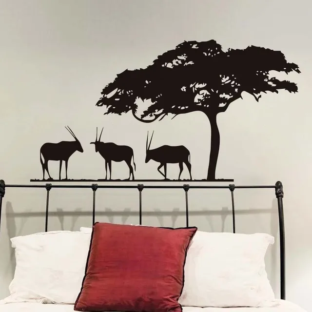 aliexpress : buy dctop african safari antelopes wall sticker for