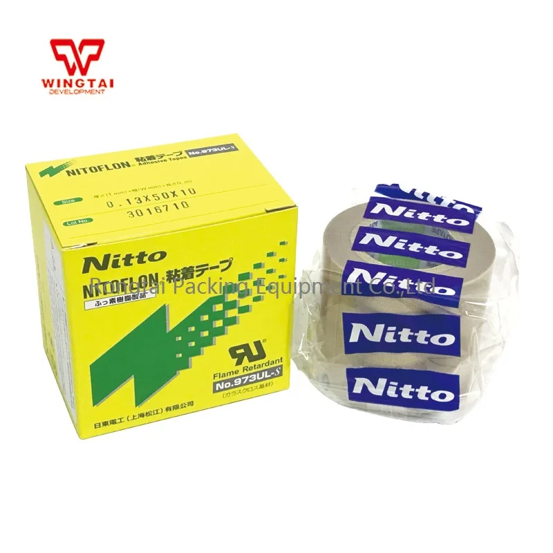 10 шт./лот Nitto Denko фторопласт NITOFLON Скотч для монтажа светодиодных лампочек 973UL-S T0.13mm* W50mm* L10m