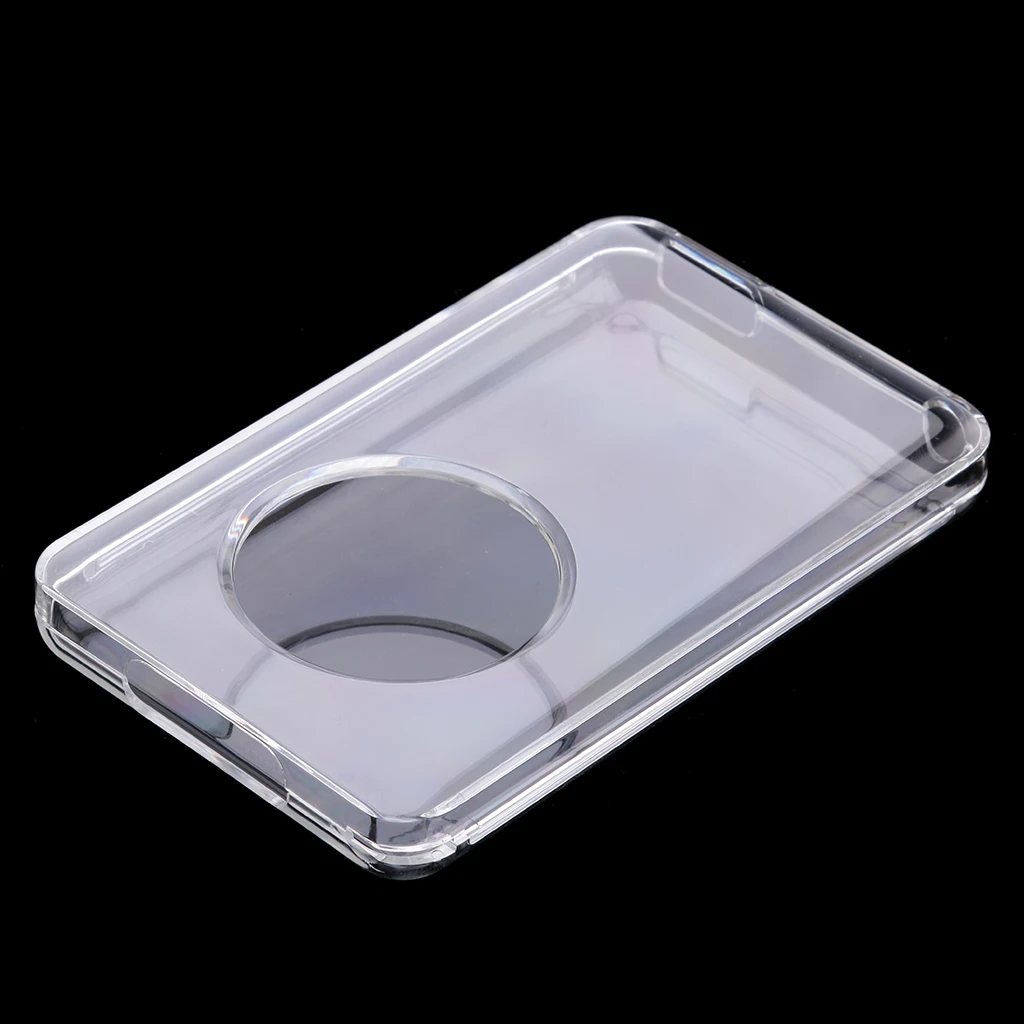 Portable High Quality PC Transparent Classic Hard Case for iPod Classic 80GB/120GB/New 160GB Plastic Screen Protectors