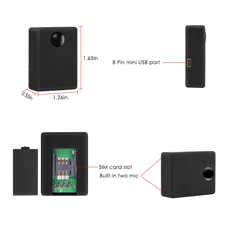 N9 GSM прослушивающее устройство аудио голосовой монитор активация Циферблат сигнализация мини gps трекер система наблюдения 12-15 дней в режиме ожидания