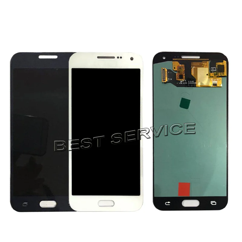 Super Amoled для Samsung Galaxy E5 E500 E500F E500H E500M ЖК-экран дигитайзер сенсорный дисплей полная