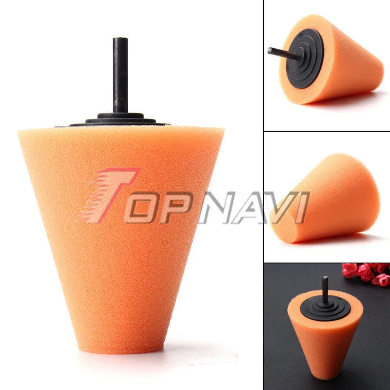 Foam Cone Shaped Sponge Polishing Buffing Pads for Car Wheel HubTool Sale 11