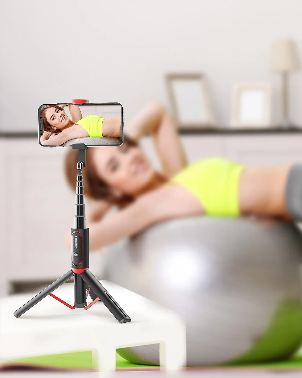 selfie stick with remote