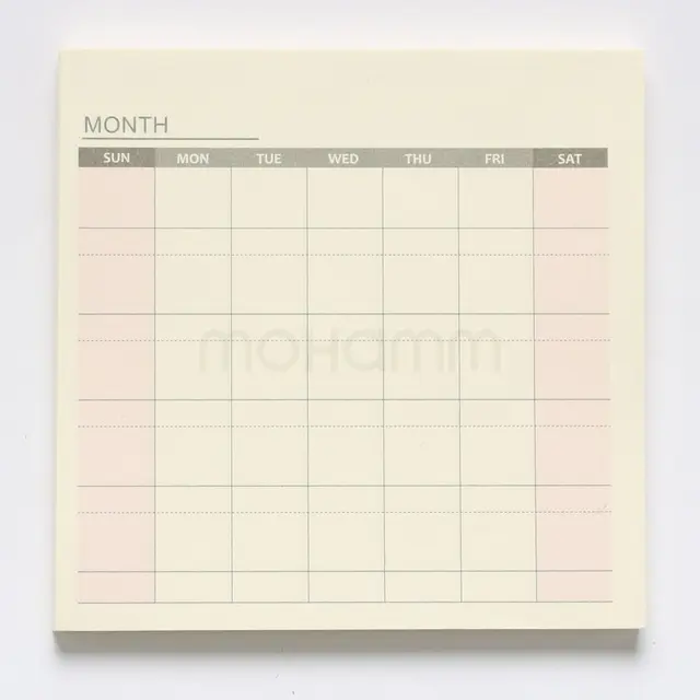 Daily Weekly Monthly Desk Diary Planner Stickers Planner Planning Pads