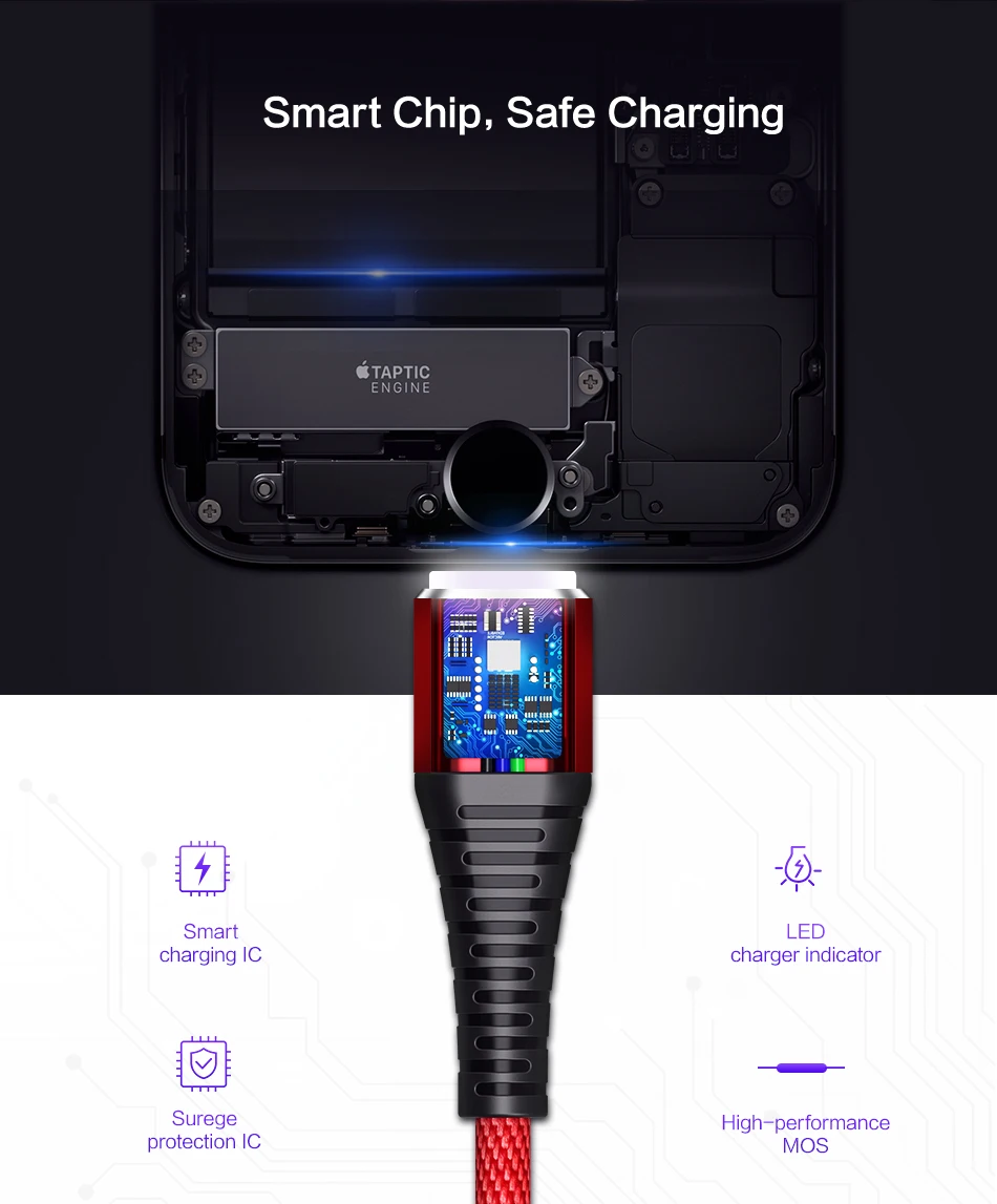 FLOVEME светодиодный освещение USB кабель для iPhone XS Max XR Зарядное устройство для кабель Lightning растяжение зарядки и передачи данных Кабо зарядка для айфона зарядка для телефона зарядное устройство для телефона