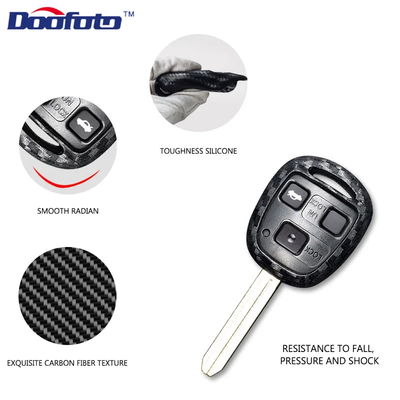 Carbon fiber key cover for LEXUS (2)