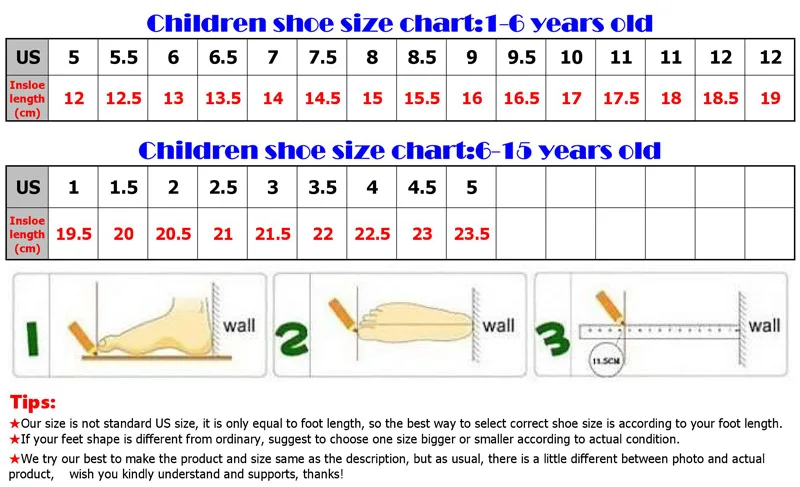 Size-Children