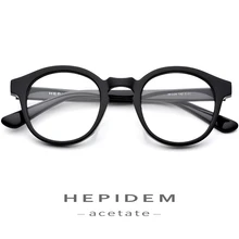 Ацетатные оптические очки, оправа для мужчин, полностью Ретро стиль, круглые очки по рецепту,, новые женские очки, ретро очки