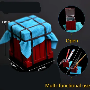 

Game Playerunknown's Battlegrounds Airdrop Bag Model PUBG Logo Mini Storage Box Ashtray Cosplay Holder Souvenir Player Gifts