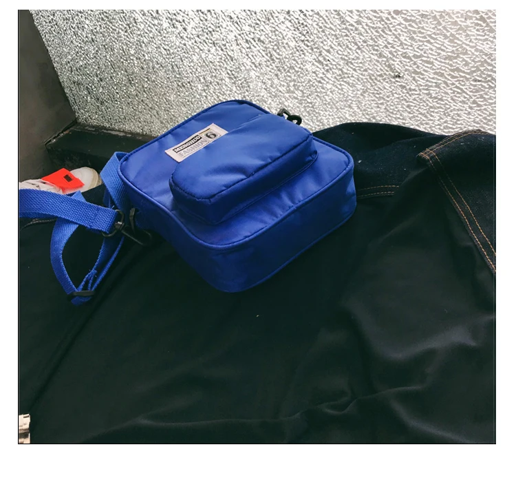 Menghuo Brand New Fashion Women Handbag Panelled Shoulder Bag Leisure Nylon Men Messenger Bag Female Crossbody Bags for Boys Bag00_29-1_29