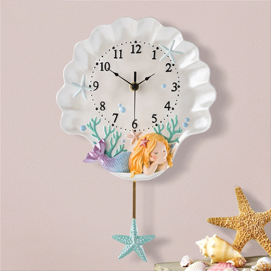 

Nordic Mute Clock Wall Home Bedroom European Trend Art Clock Wall Watches Home Decor Horloge Modern Design Decoration Clocks
