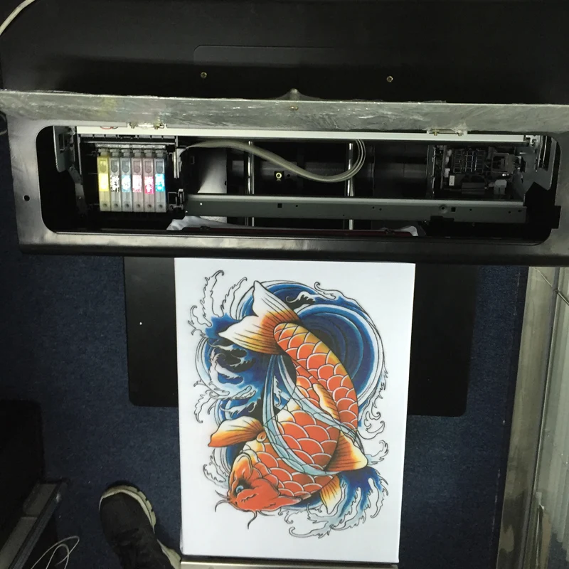 Планшетный принтер Colorsun A3 размером dtg для футболок печать ПВХ карты Epson R1390