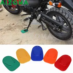 Универсальный Большой Размеры Kickstand Pad подножка сбоку 1 PcsMotorcycle основание для Kawasaki Yamaha Harley мотоцикл желтый и зеленый цвета