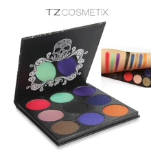 9Colors TZ Eyeshadow Pallete Diamond Glitter Matte Foiled Eye Shadow Palette Maquiagem Profissional Blush Makeup Set