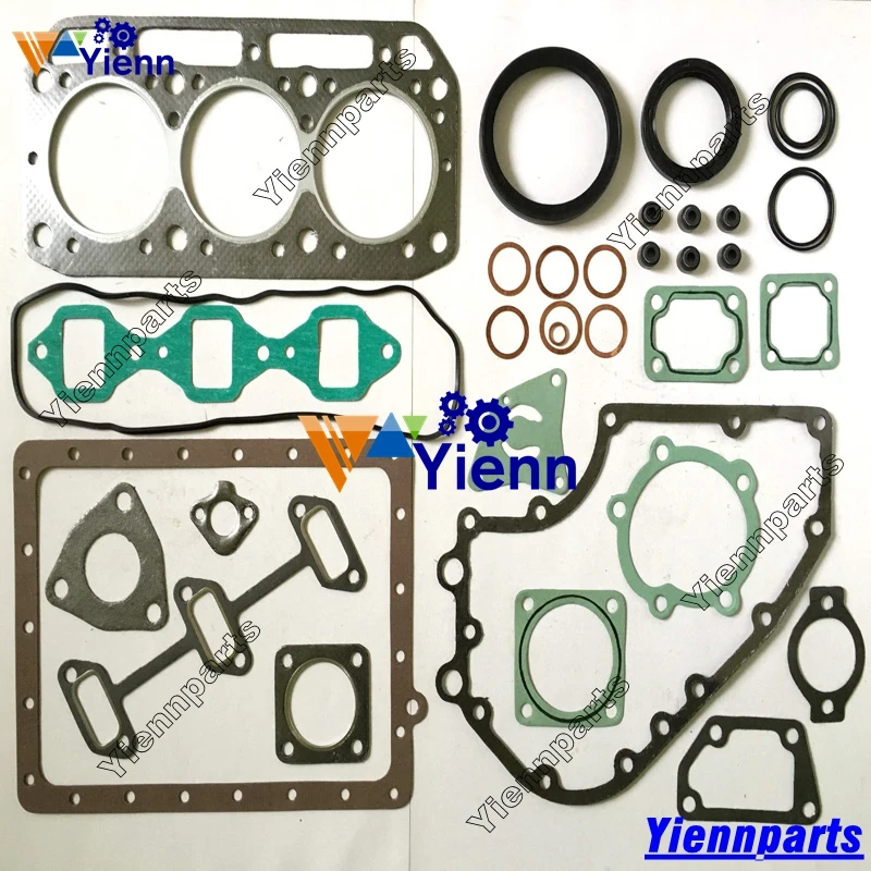 Yanmar 3T84 full gasket kit 729354-92600 with head gasket 129350-01331
