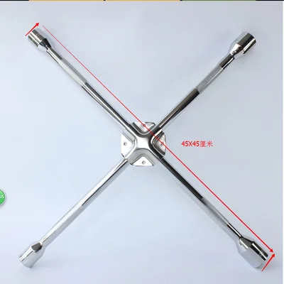 

Cross shaped socket wrench Automotive car tire repairing tool detachable folded flexible sleeve wrench handle,tire repair tools